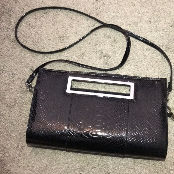 Handbags - Black Purse with removable shoulder strap